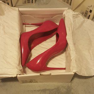 Aldo Stessy-53 Women's Size 7 Magenta Patent Stiletto Pumps